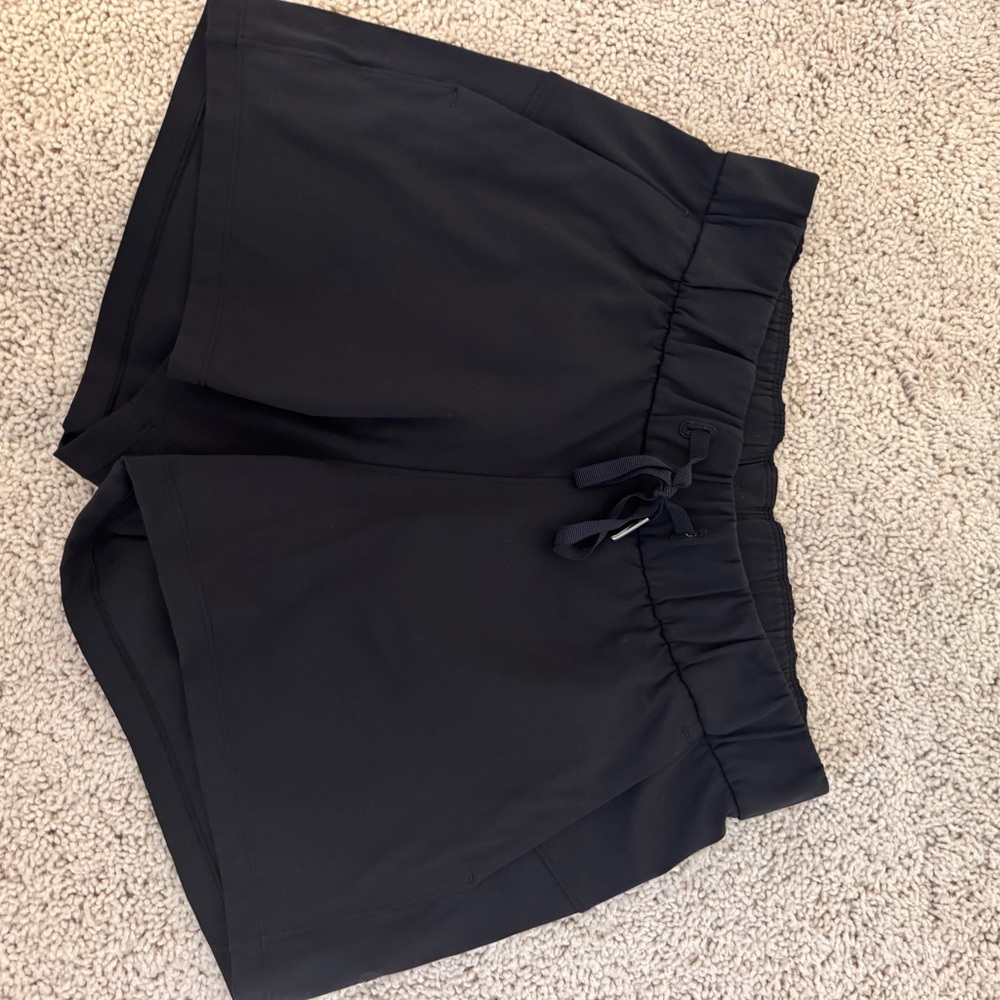 Women's Black Drawstring Shorts